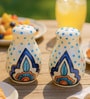 Ceramic Salt & Pepper Set for Dining Table & Kitchen (80 ML)