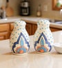 Ceramic Salt & Pepper Set for Dining Table & Kitchen (80 ML)