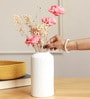Ceramic Snow White Vase With Harmony Bunch 1
