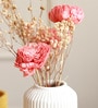 Ceramic Snow White Vase With Harmony Bunch 1
