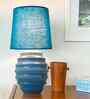 Blue Ceramic Table Lamp