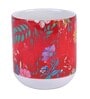 Ceramic Tea Capsule Mug With Navy Blue & Grey Deer Print