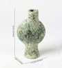 (1Pc) Green Ceramic Flower Pot For Living Room Decor