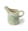 (1Pc) Green Ceramic Decorative Vase For Home Decor
