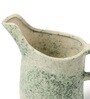 (1Pc) Green Ceramic Decorative Vase For Home Decor