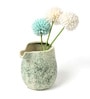 (1Pc) Green Ceramic Decorative Vase For Room Decor Aesthetic