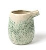 (1Pc) Green Ceramic Decorative Vase For Room Decor Aesthetic