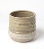 (1Pc) Brown Ceramic Decorative Vase For Room Decor Aesthetic