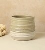 (1Pc) Brown Ceramic Flower Vase For Living Room Decor