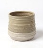 (1Pc) Brown Ceramic Flower Vase For Living Room Decor