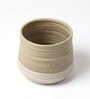 (1Pc) Brown Ceramic Flower Vase For Living Room Decor