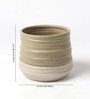 (1Pc) Brown Ceramic Flower Vase For Living Room Decor