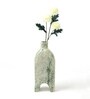 (1Pc) Green Ceramic Flower Pot For Living Room Decor
