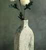 (1Pc) Green Ceramic Flower Pot For Living Room Decor