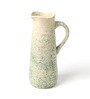 (1Pc) Green Ceramic Decorative Vase For Home Decor