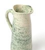 (1Pc) Green Ceramic Decorative Vase For Home Decor