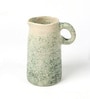 (1Pc) Green Ceramic Decorative Vase For Room Decor Aesthetic