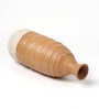 (1Pc) Brown Ceramic Vase For Table Decor