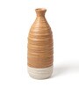 (1Pc) Brown Ceramic Vase For Table Decor