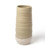 (1Pc) Brown Ceramic Decorative Vase For Home Decor