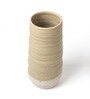 (1Pc) Brown Ceramic Decorative Vase For Home Decor