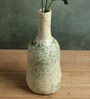 (1Pc) Green Ceramic Decorative Vase For Living Room Decor