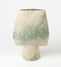 (1Pc) Green Ceramic Decorative Vase For Room Decor Aesthetic