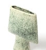 (1Pc) Green Ceramic Flower Vase For Living Room Decor