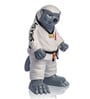 Ceramic White Karate Fighter Badger Figurine