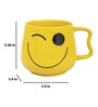 Oscar 530ml Yellow Coffee Mug