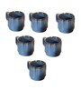 Cerulian Stripes Blue  Ceramic (Set of 6) Tea Cups