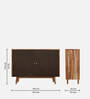 Cesar Sheesham Wood Sideboard In Walnut Finish