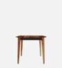 Cesar Solid Wood 6 Seater Dining Table in Walnut Colour