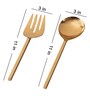Cest Gold Stainless Steel (Set of 2) Serving Spoon & Folk