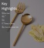 Cest Gold Stainless Steel (Set of 2) Serving Spoon & Folk