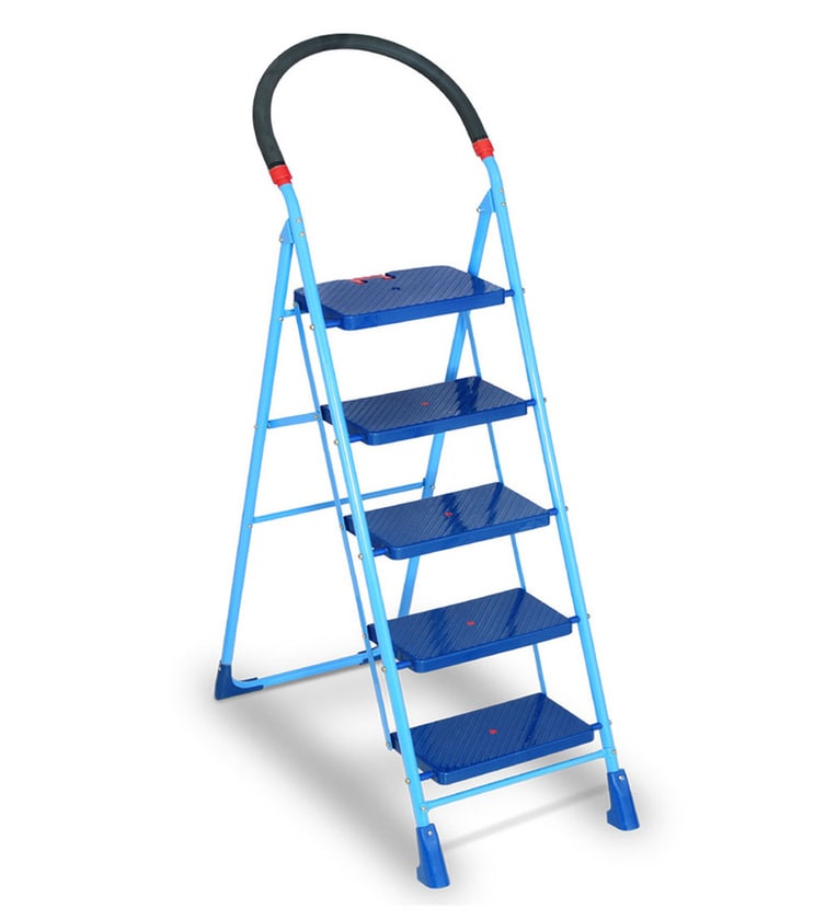 Buy 5 Steps 6 Ft Mild Steel Step Ladder By CGS Online Step Ladders
