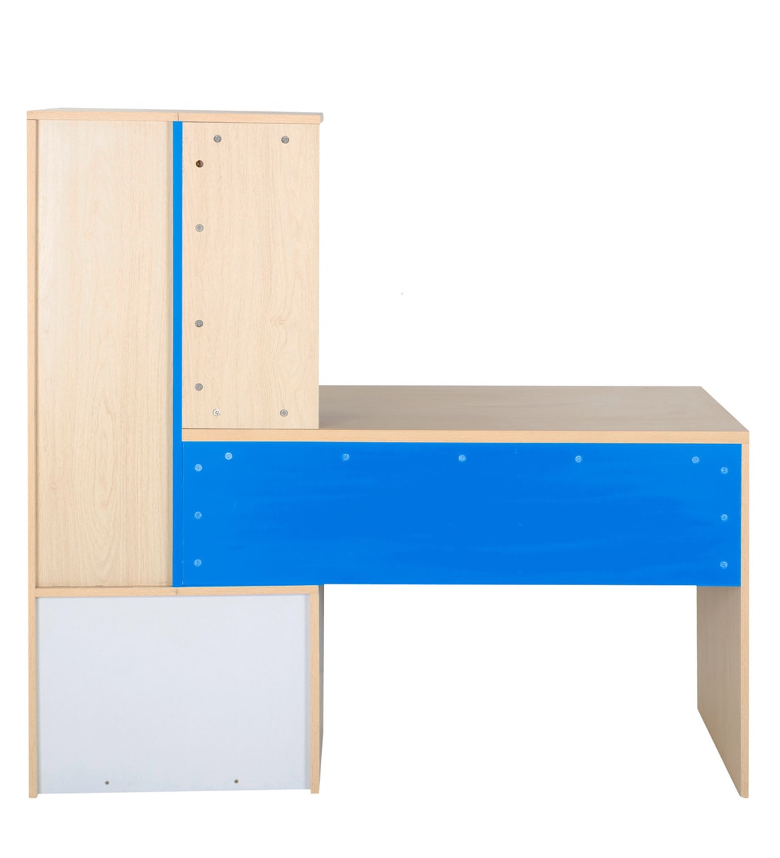 Buy Champion Study Table in Light Blue Colour CasaCraft By Pepperfry