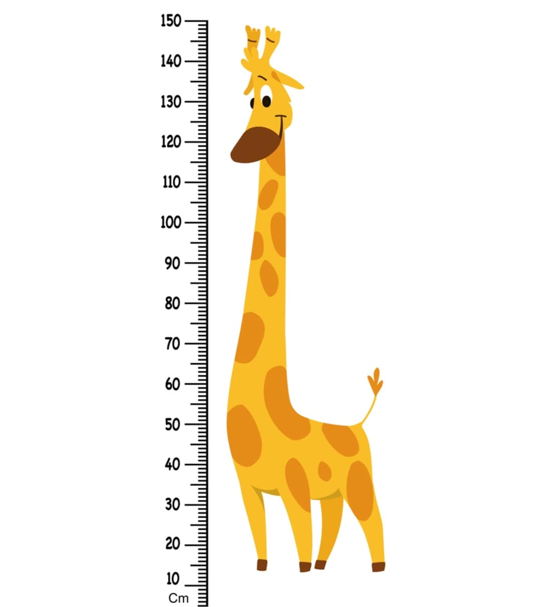 Buy Cheerful Giraffe Height Chart in Multicolour by Wens Online ...