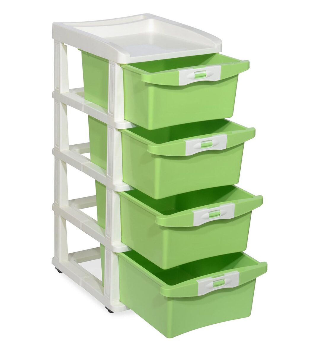 Buy Chest of Drawer in Pastel Green & Cream Colour By Nilkamal Online