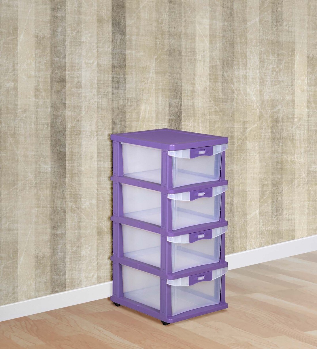 Buy Chester Series24 Four Drawer in Multicolour by Nilkamal