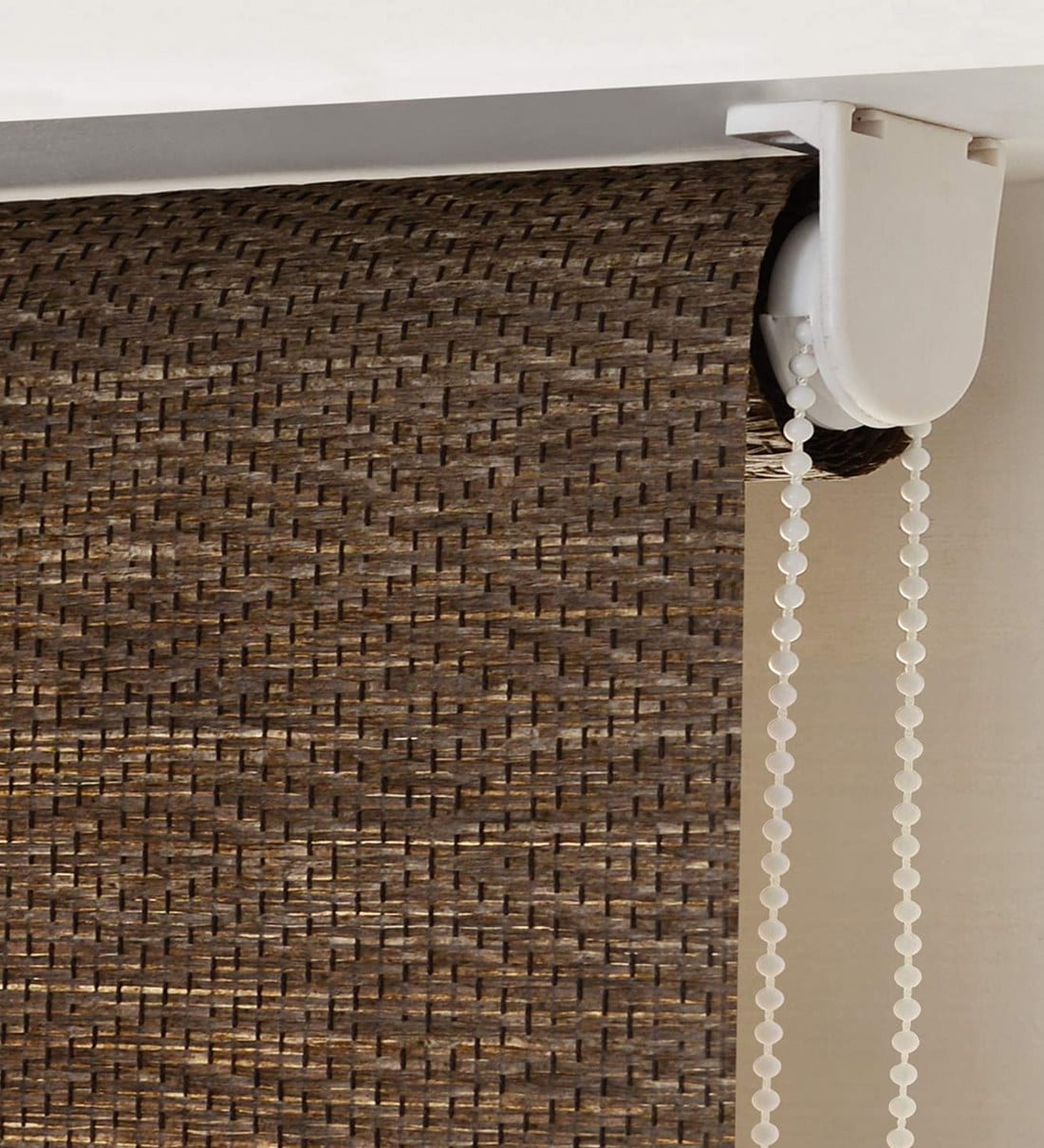 Buy Chic Corded Faux Wood 84X48 Roller Blind By Deco Window Online