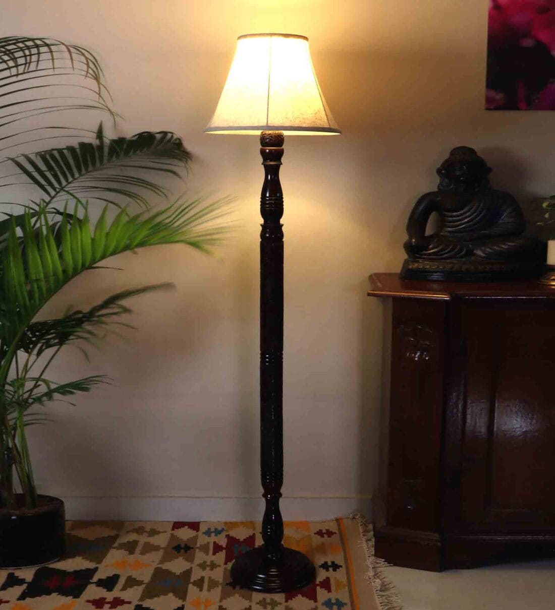 dark brown floor lamps