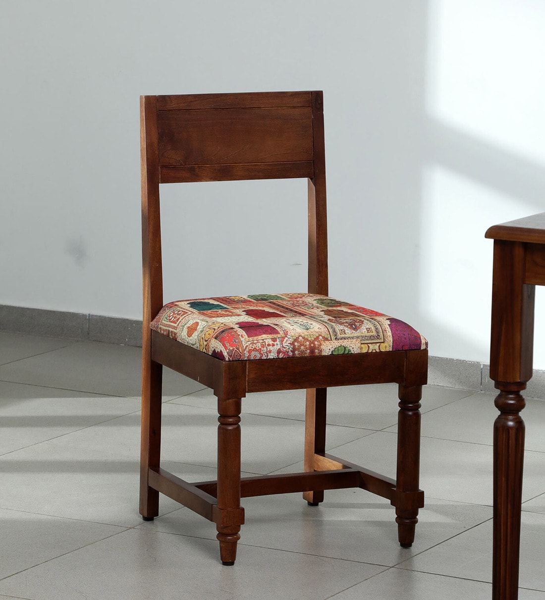 Buy Chippa Solid Wood Dining Chair In Tubbaq Finish (Set Of 2) at 11