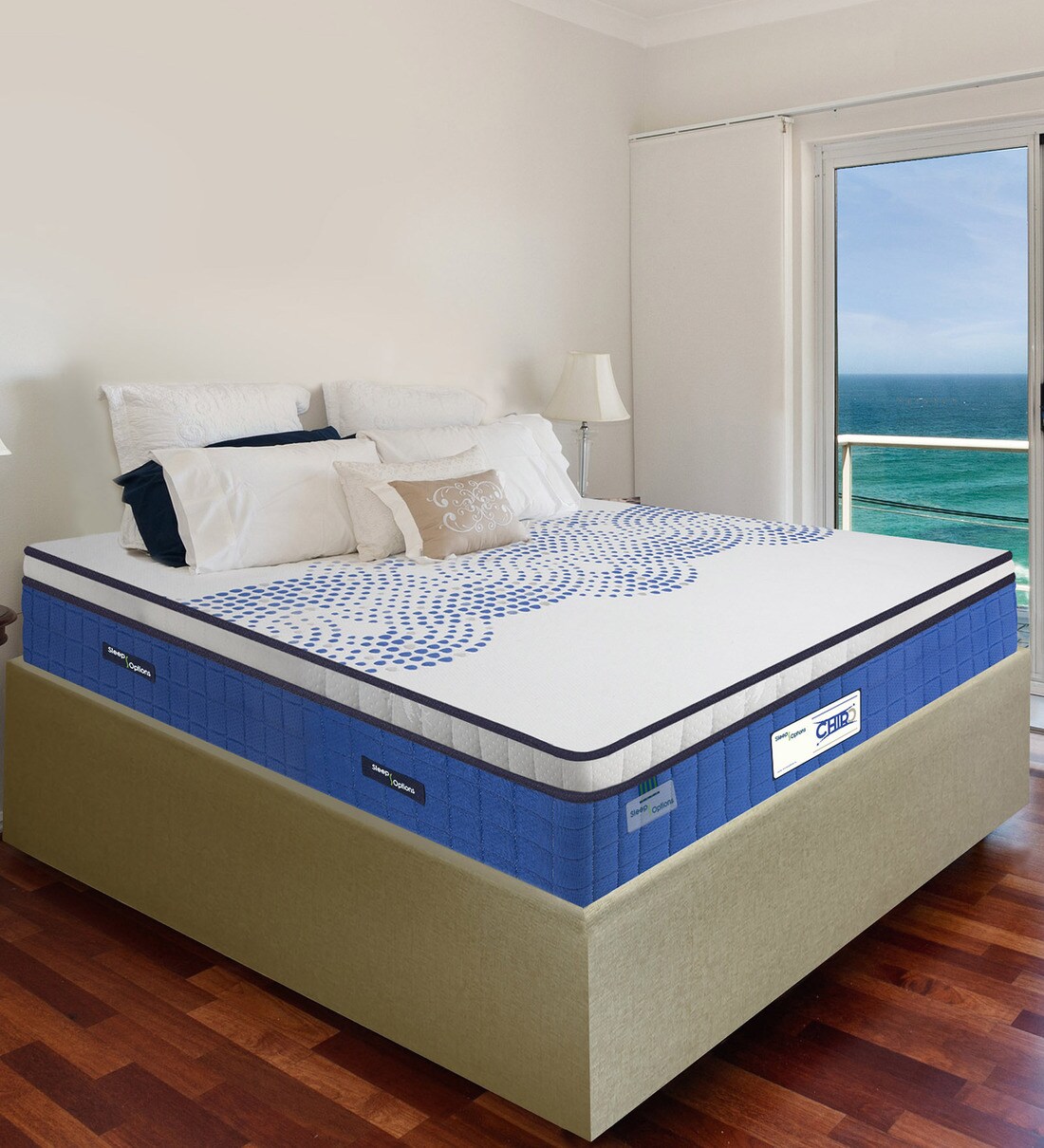 Buy Chiro Orthopaedic 78x60x6 Inches Memory Foam Queen Bed Mattress by