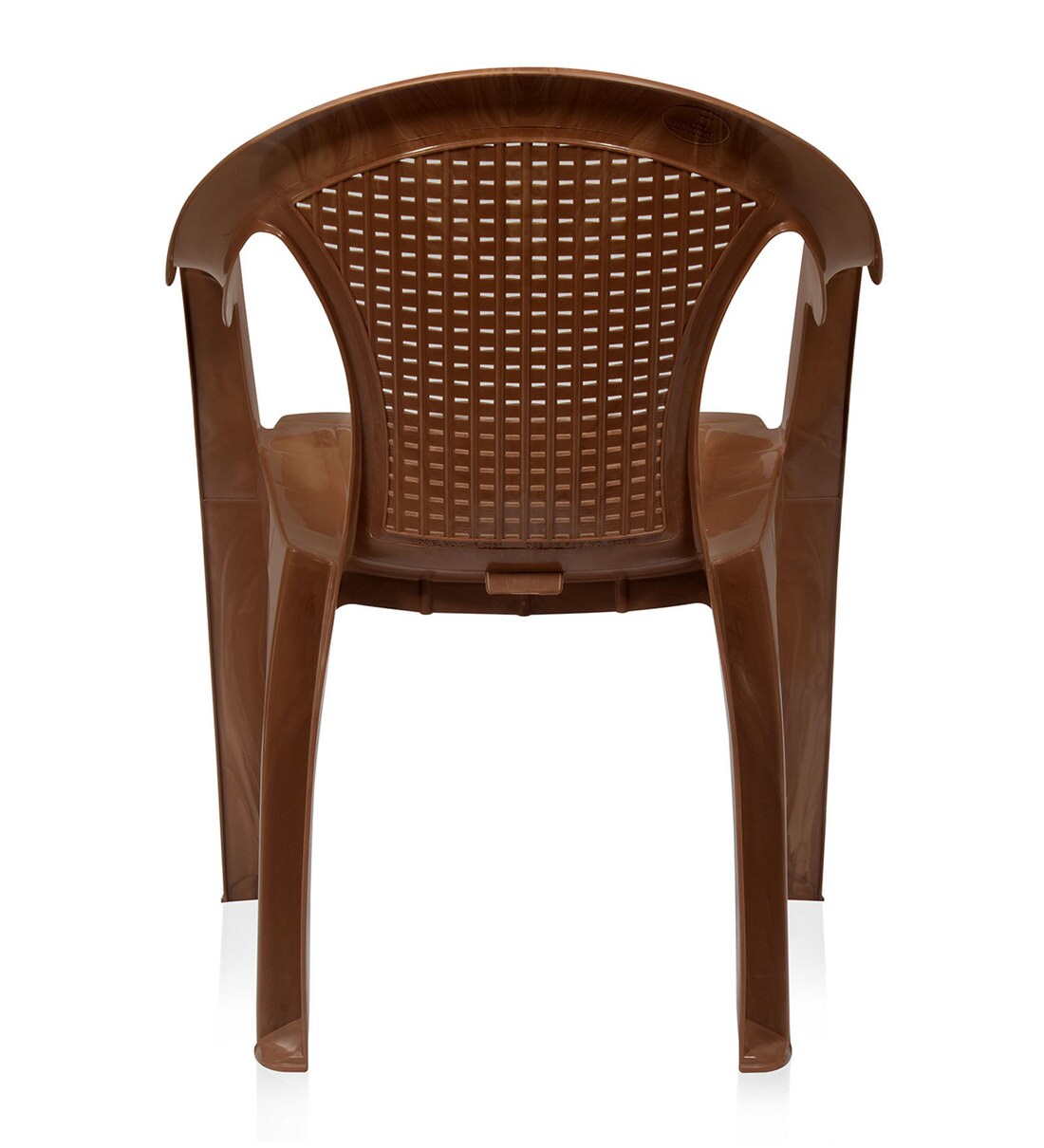 Buy Plastic Chair (Set of 2) in Pear Wood Colour By Nilkamal Online