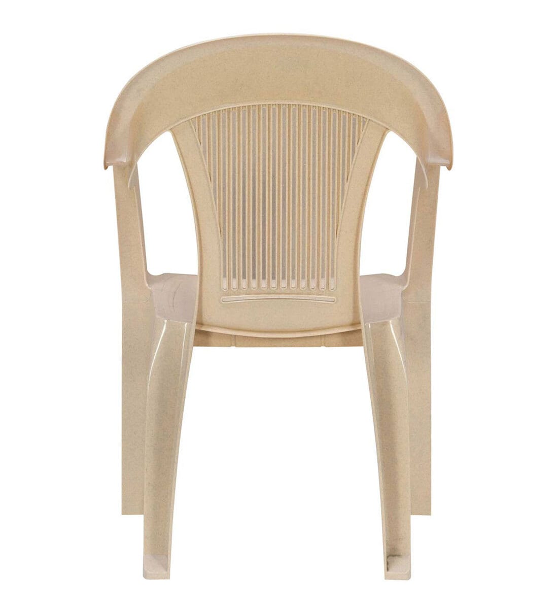 Buy CHR2175 Plastic Chair (Set of 2) in Marble Beige Colour by Nilkamal