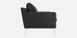 Charismatic Velvet 3 Seater Sofa in Grey Colour