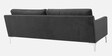 Charismatic Velvet 3 Seater Sofa in Grey Colour