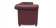 Chelsea 3 Seater Sofa Italian Leather In Berry Colour