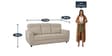 Chelsea 3 Seater Sofa in Beige colour